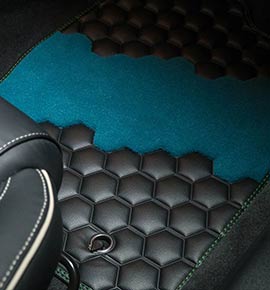 100952 FREE Sky Blue Carpet Insert - CARMATS4U.COM Fully Tailored PVC Boot Liner/Tray Hatchback models